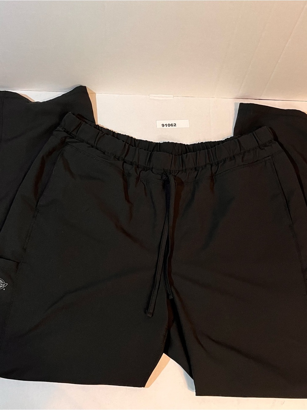 Dickies Black Elastic Waist Drawstring Joggers